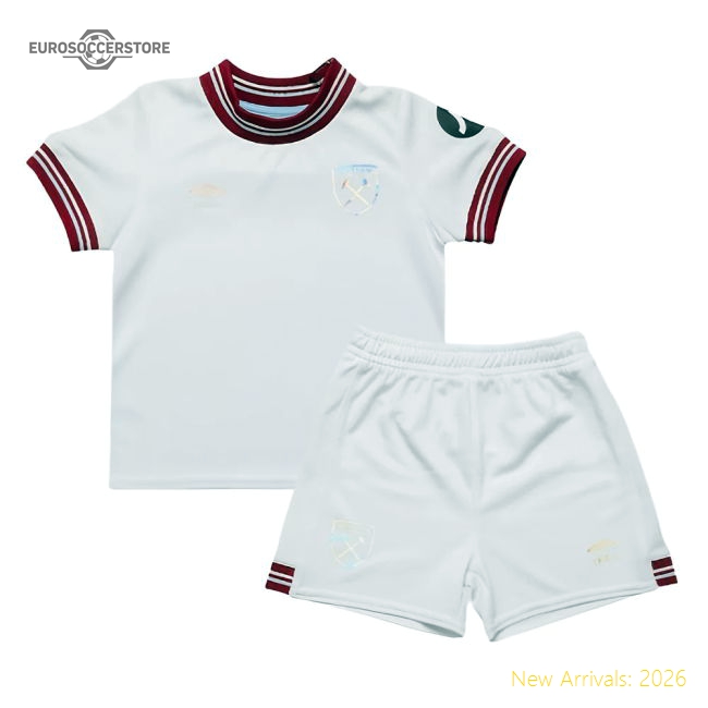 2023-2024 West Ham Away Baby Kit-Football Jersey Hub