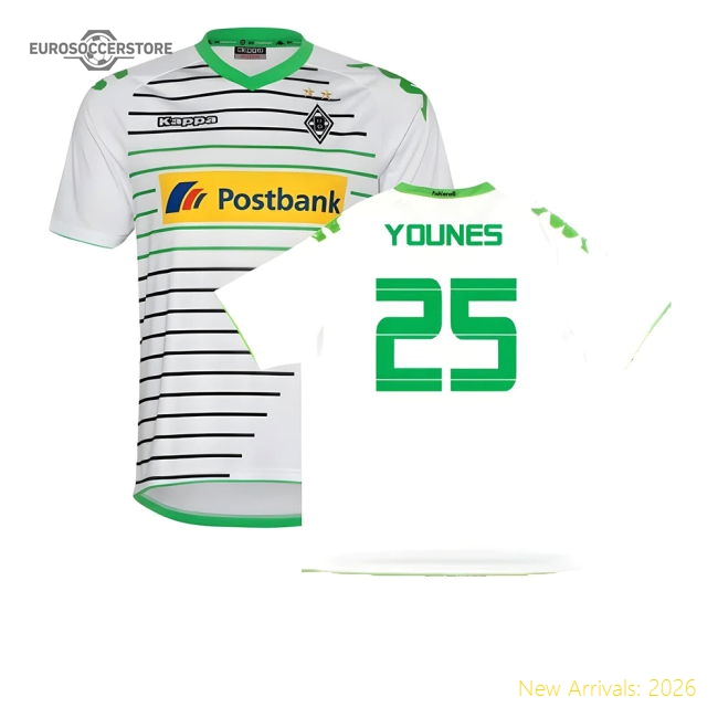 Borussia Monchengladbach 2013-14 Home Shirt ((Excellent) XXL) (Younes 25)-Football Jersey Hub