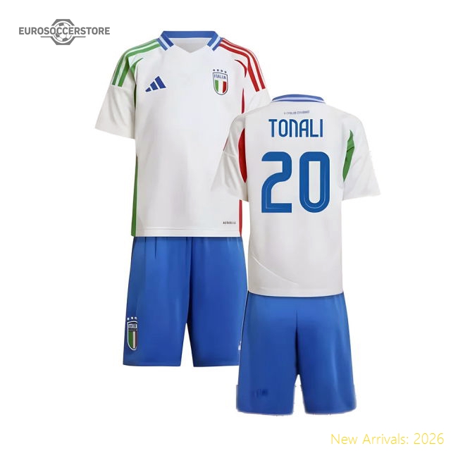 2024-2025 Italy Away Mini Kit (TONALI 20)-Football Jersey Hub