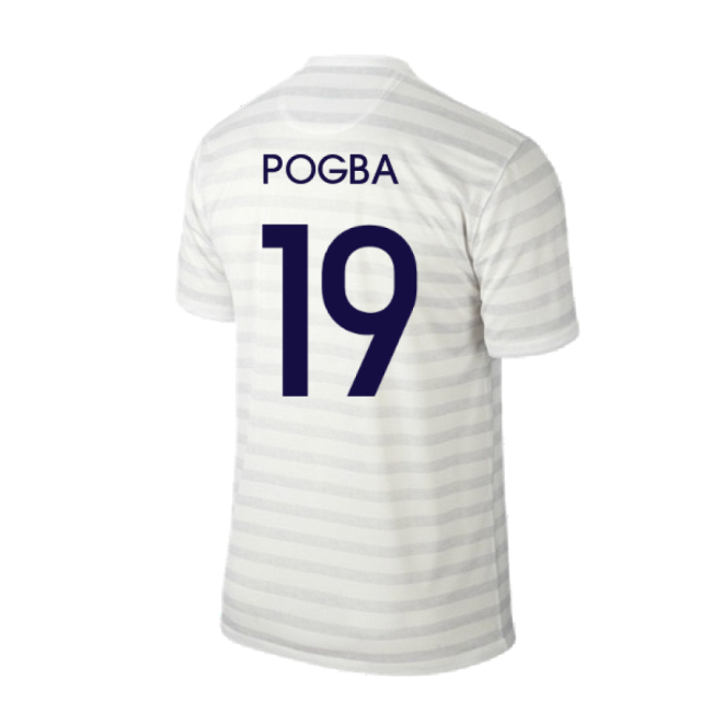 France 2014-15 Away Shirt ((Excellent) M) (Pogba 19)-Football Jersey Hub