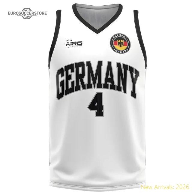 Germany Home Concept Basketball Shirt - Baby-Football Jersey Hub