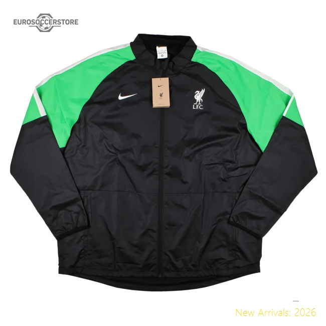 2023-2024 Liverpool Dri-Fit Academy Jacket (Black)-Football Jersey Hub