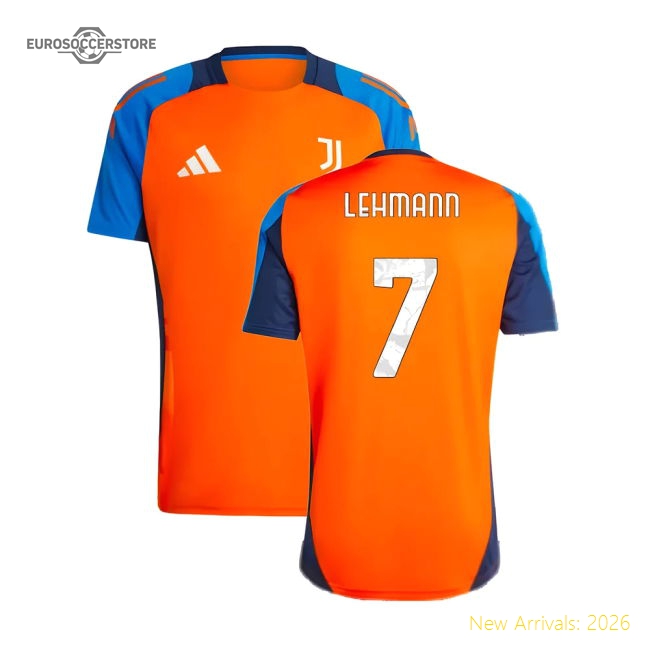 2024-2025 Juventus Training Jersey (Orange) (Lehmann 7)-Football Jersey Hub
