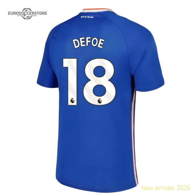 2025-2026 Sunderland Away Shirt (Defoe 18)-Football Jersey Hub