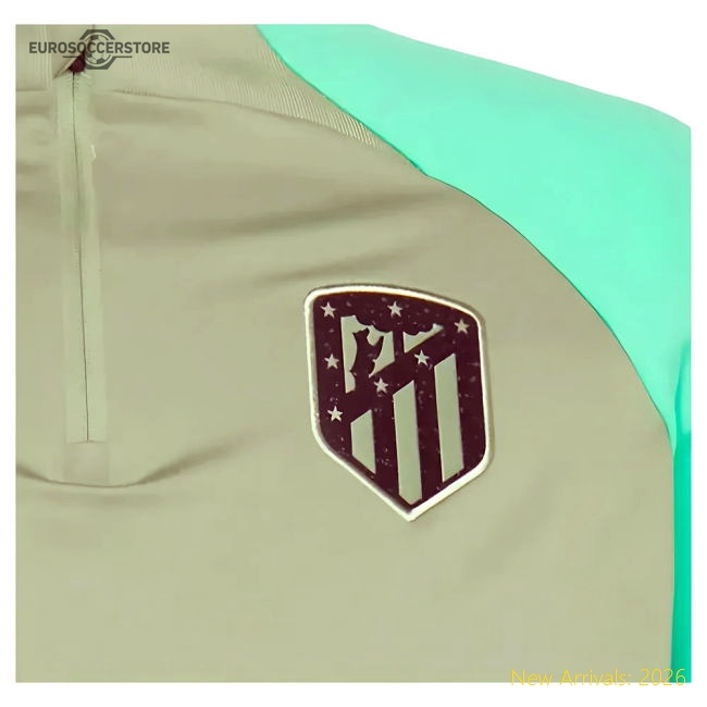 2023-2024 Atletico Madrid Drill Top (Oil Green)-Football Jersey Hub
