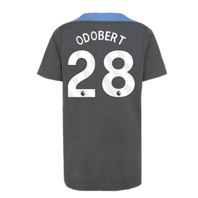 2024-2025 Tottenham Strike Dri-Fit Shirt (Dark Grey) - Kids (Odobert 28)-Football Jersey Hub