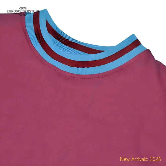 West Ham- Thames Iron Works 1966 Home Retro Football Shirt-Football Jersey Hub