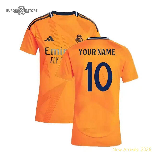 2024-2025 Real Madrid Away Shirt (Womens) (Your Name)-Football Jersey Hub