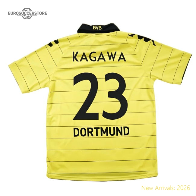 Borussia Dortmund 2010-11 Home Shirt ((Excellent) M) (Kagawa 23)-Football Shirts Shop