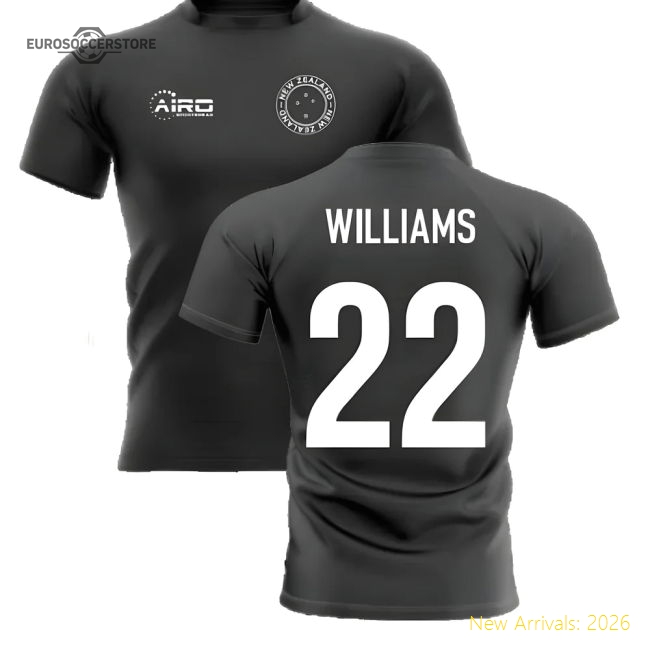 2025-2026 New Zealand Home Concept Rugby Shirt (Williams 22)-Football Shirts Shop