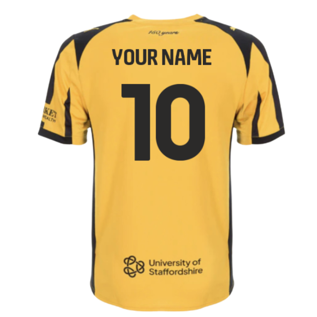 2025-2026 Port Vale Away Shirt (Your Name)-Football Shirts Shop
