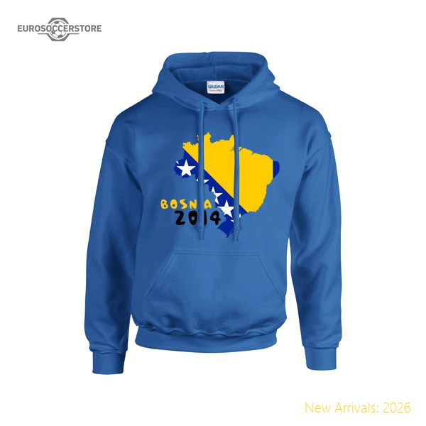 Bosnia 2014 Country Flag Hoody (blue)-Football Shirts Shop
