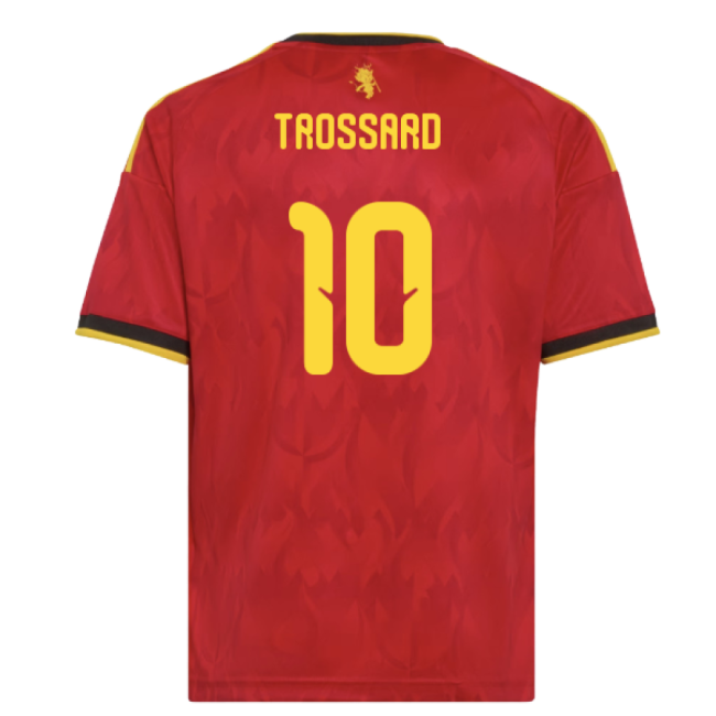 2026-2027 Belgium Home Shirt (Kids) (Trossard 10)-Football Shirts Shop