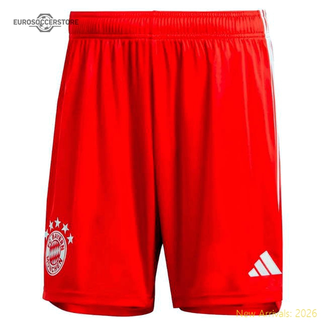 2023-2024 Bayern Munich Home Shorts (Red)-Football Shirts Shop