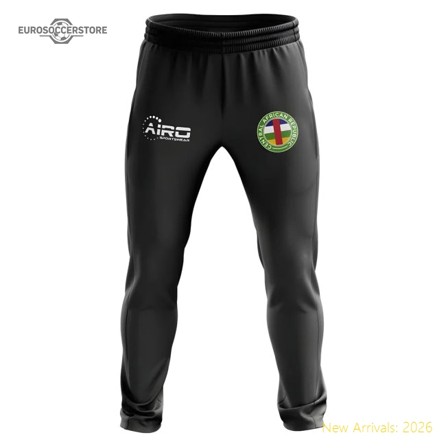 Central African Republic Concept Football Training Pants (Black)-Football Shirts Shop