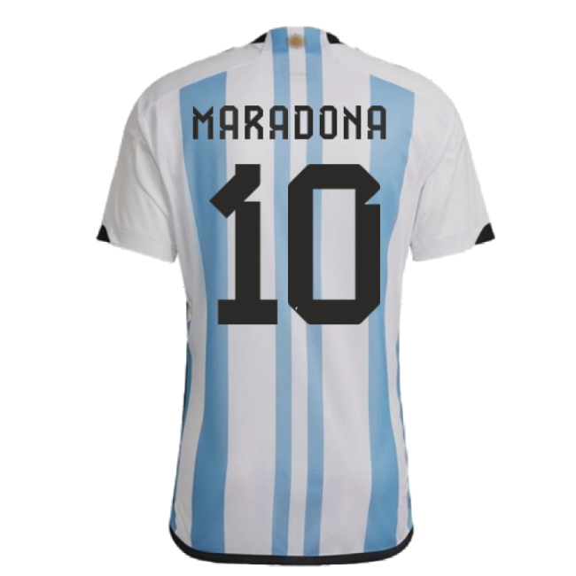 2022-2023 Argentina Home Shirt (MARADONA 10)-Football Shirts Shop