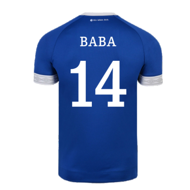 Schalke 2018-19 Home Shirt ((Mint) XXL) (Baba 14)-Football Shirts Shop