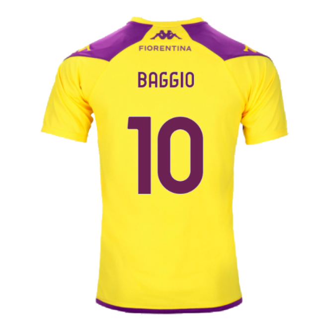 2023-2024 Fiorentina Training Shirt (Yellow) (Baggio 10)-Football Shirts Shop