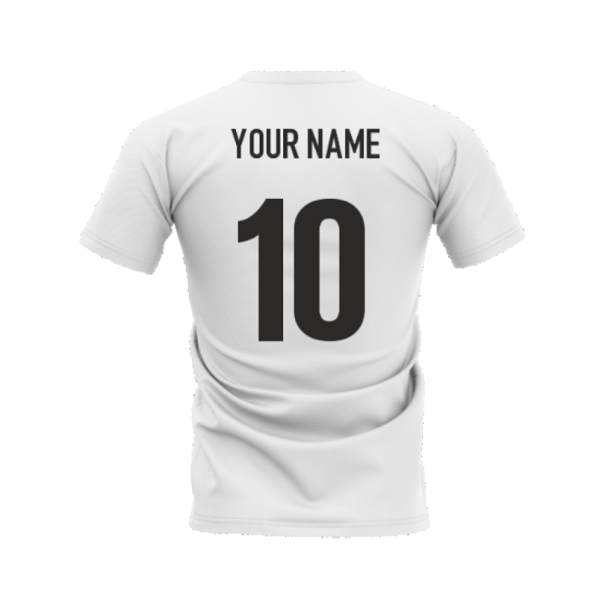 Lionel Messi Legend T-Shirt (White) (Your Name)-Football Shirts Shop