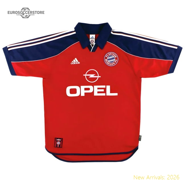 Bayern Munich 1999-01 Home Shirt (M) Jeremies #16 (Excellent)-Football Shirts Shop