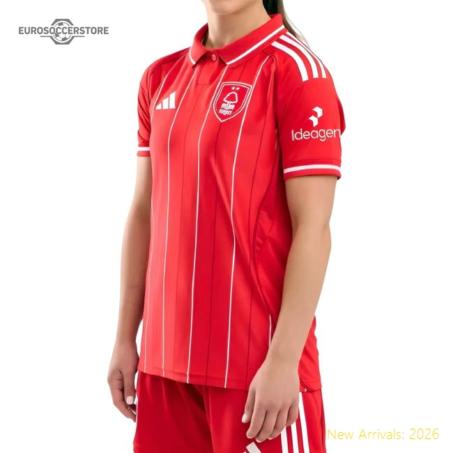 2025-2026 Nottingham Forest Home Shirt (Womens)-Football Shirts Shop