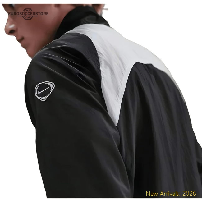 2025-2026 Chelsea T90 Training Jacket (Black)-Football Shirts Shop