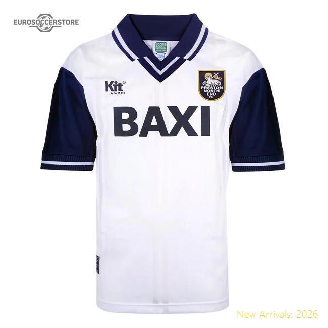 Preston North End 1996 Home Retro Football Shirt (Your Name)-Football Shirts Shop