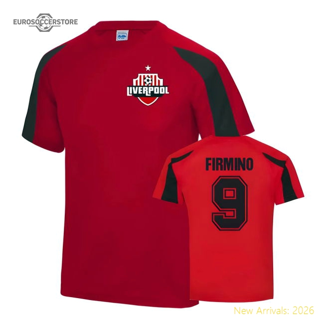 Roberto Firmino Liverpool Sports Training Jersey (Red)-Football Shirts Shop