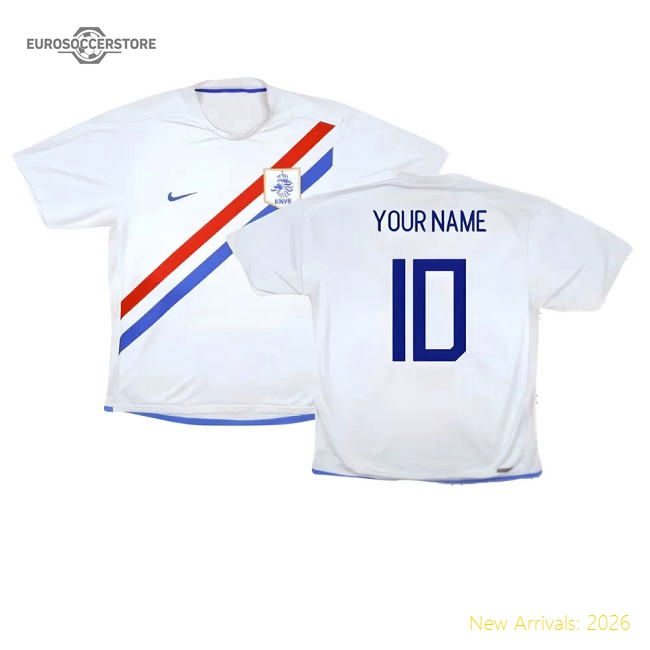 Holland 2006-08 Away Shirt ((Very Good) S) (Your Name)-Football Shirts Shop
