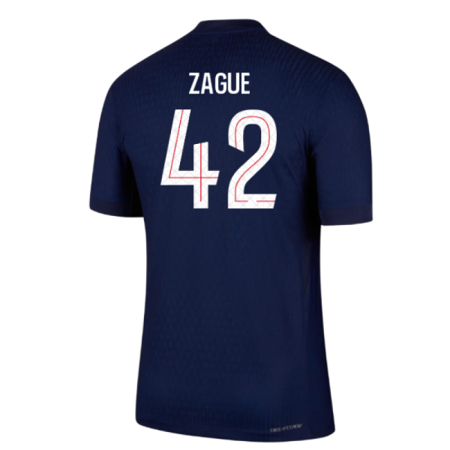 2025-2026 PSG Home Dri-Fit ADV Authentic Shirt (Zague 42)-Football Shirts Shop