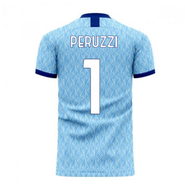 Lazio 1990s Home Retro Concept Kit (Libero) (PERUZZI 1)-Football Shirts Shop