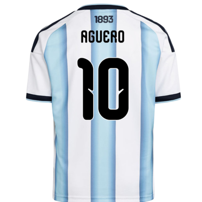 2026-2027 Argentina Home Shirt (Kids) (Aguero 10)-Football Shirts Shop