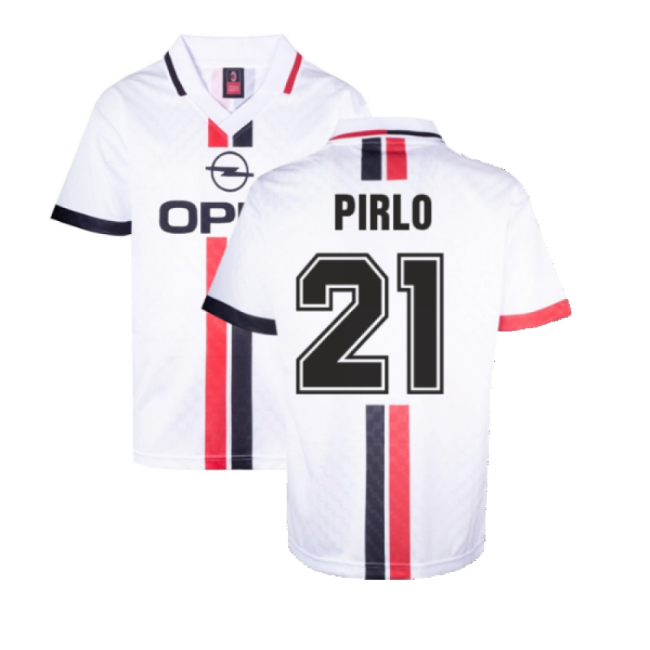 AC Milan 1996 Away Retro Shirt (PIRLO 21)-Football Shirts Shop
