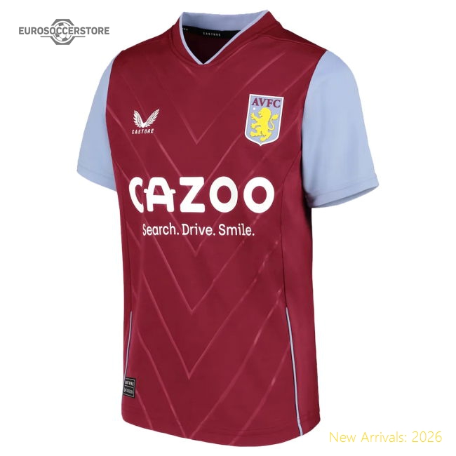 2022-2023 Aston Villa Home Shirt (Kids) (GREALISH 10)-Football Shirts Shop