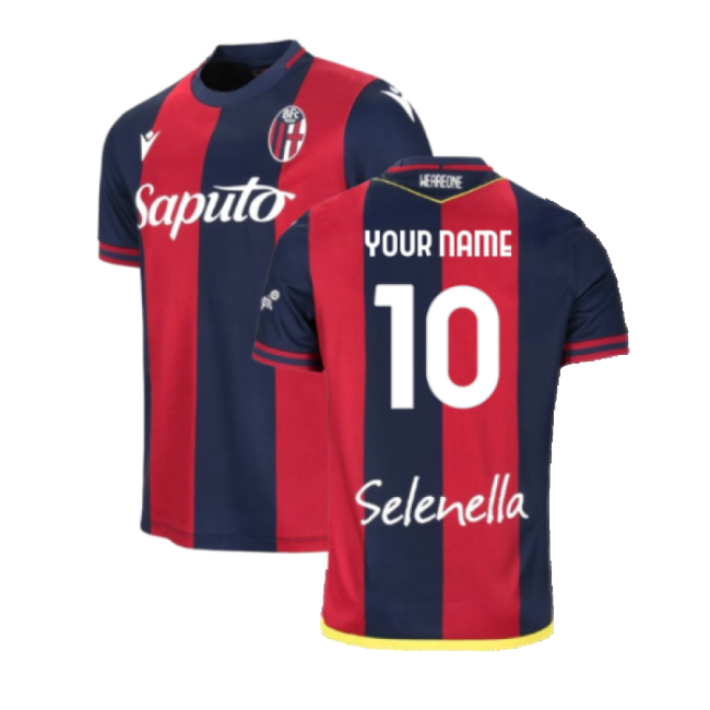 2024-2025 Bologna Home Shirt (Kids) (Your Name)-Football Shirts Shop
