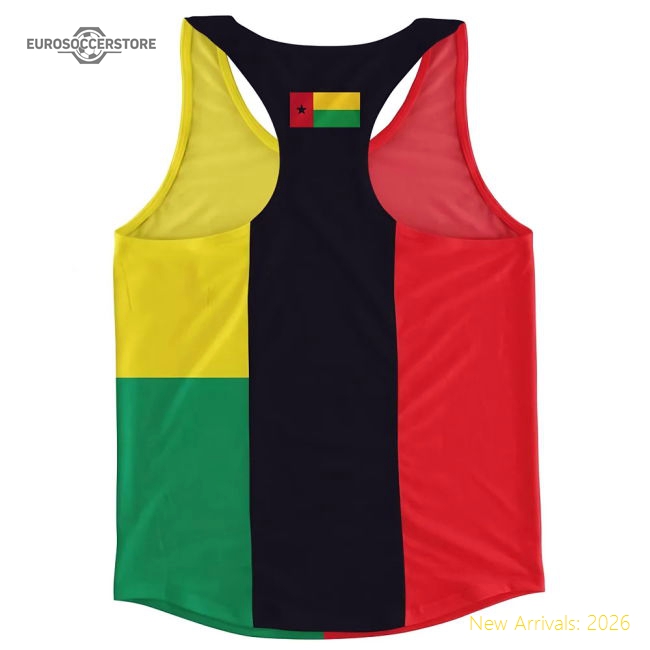 Guinea Bissau Flag Running Vest-Football Shirts Shop