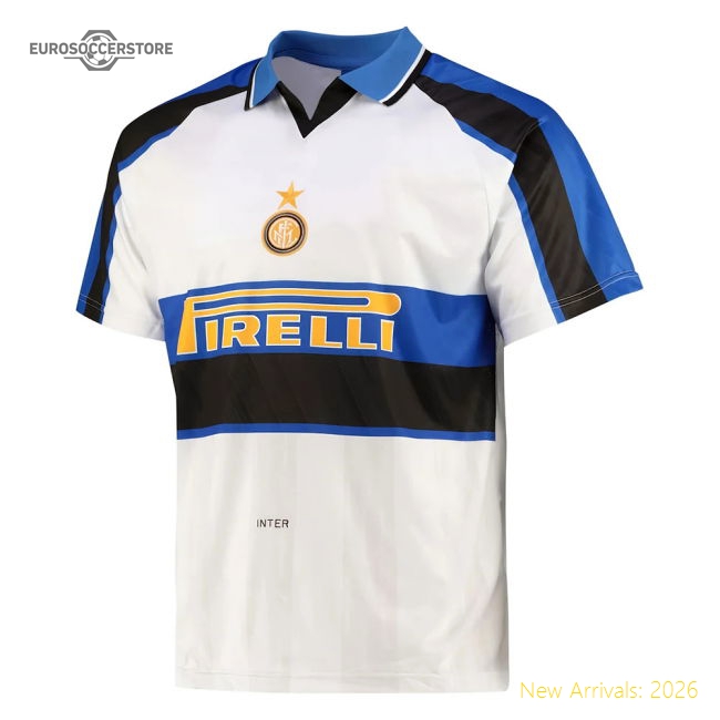 1996 Inter Milan Away Shirt (RONALDO 9)-Football Shirts Shop