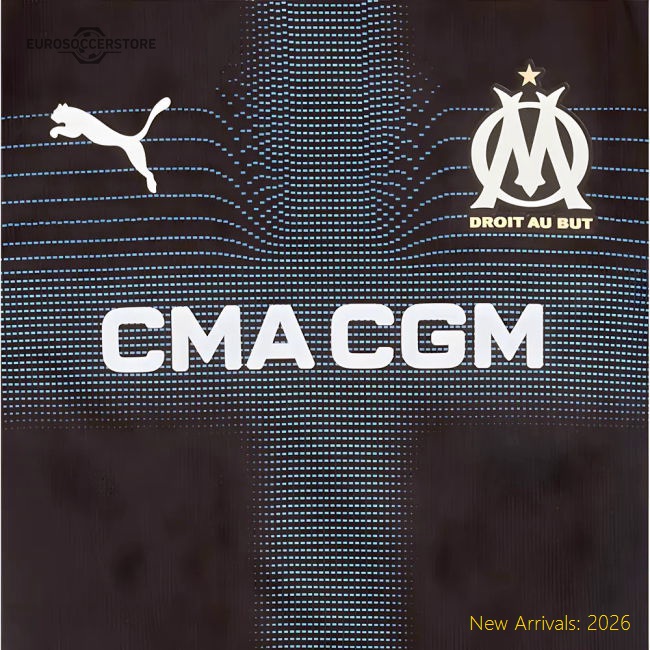 2025-2026 Marseille Away Mini Kit-Football Shirts Shop