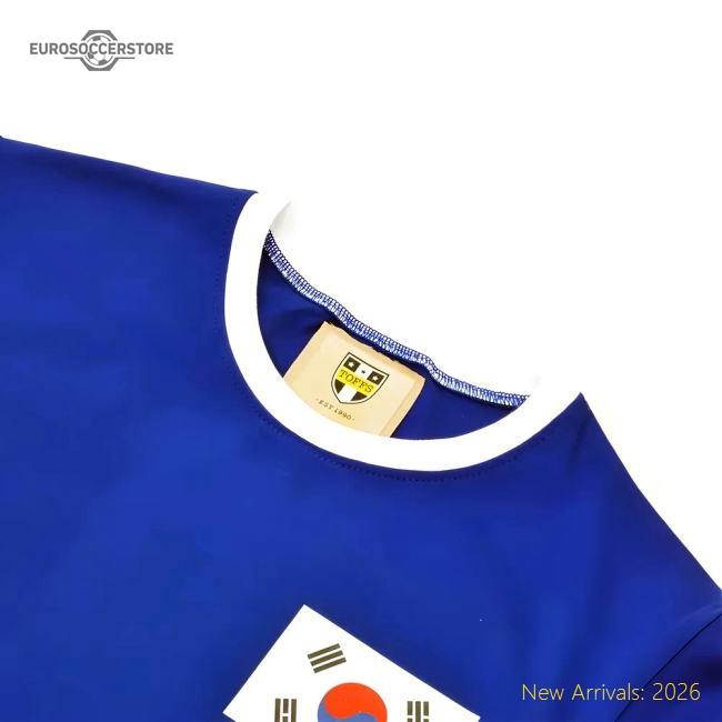South Korea 12th ManT-Shirt - Royal/White Ringer-Football Shirts Shop