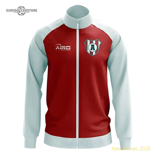 Ajax Concept Football Track Jacket (Red)-Football Shirts Shop