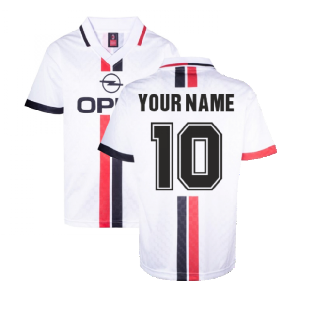 AC Milan 1996 Away Retro Shirt (Your Name)-Football Shirts Shop