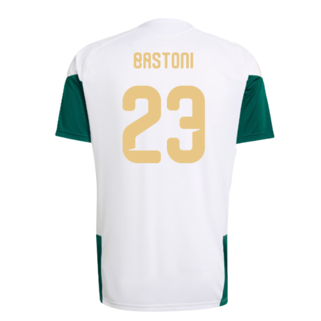 2026-2027 Italy Training Jersey (White) (Bastoni 23)-Football Shirts Shop