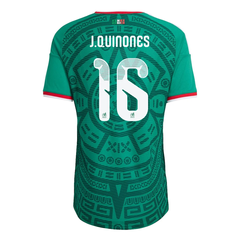 Mexico Home 3D Printed Green T-Shirt Julián Quiñones 16 Unisex Tee