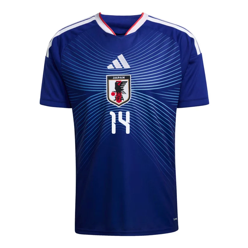 Japan Home Jersey 2026 Junya Ito 14 Blue Short Sleeve - Football Shirts Shop
