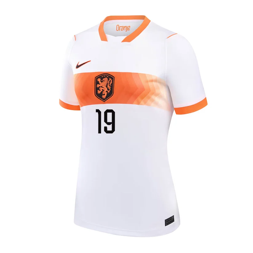 Brian Brobbey Netherlands 2026 Away Jersey – Unisex White Fully Printed Fan Tee