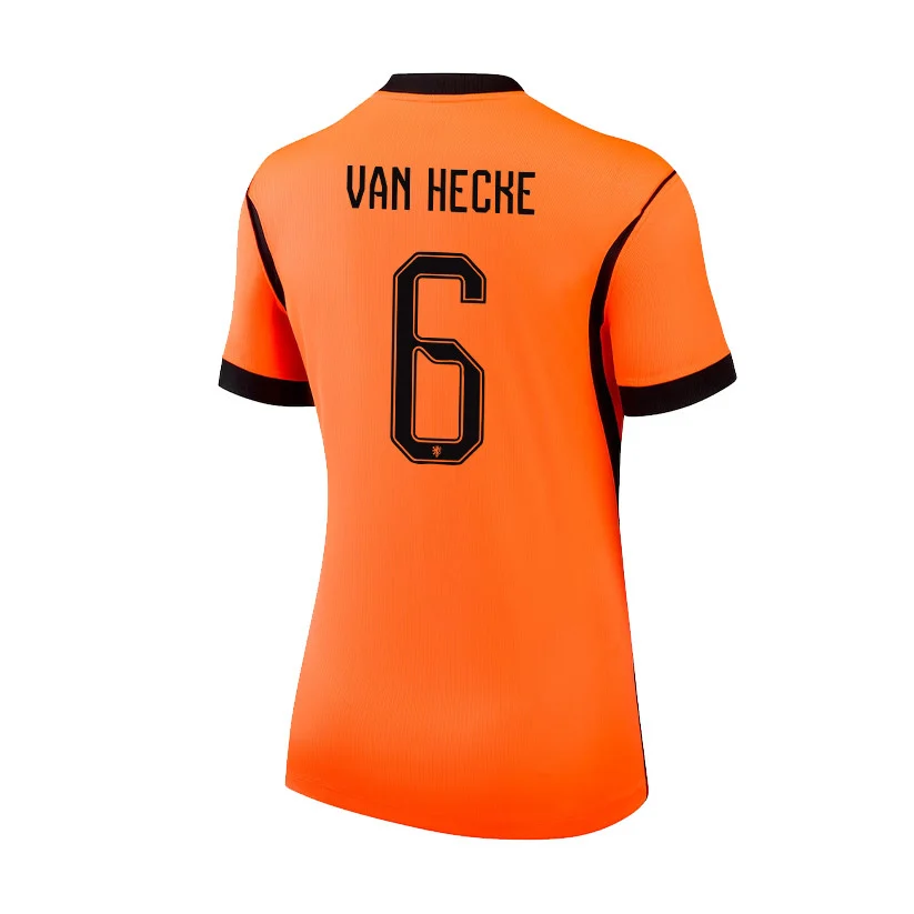 Jan-Paul Van Hecke Netherlands 2026 Home Jersey – Unisex Orange Fully Printed Fan Tee