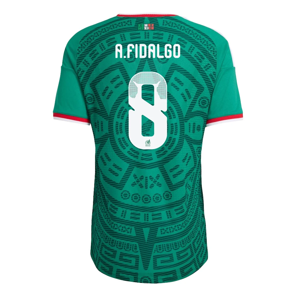 Alvaro Fidalgo Mexico 2026 Home 3D T-Shirt – Unisex Green Fully Printed Football Fan Apparel