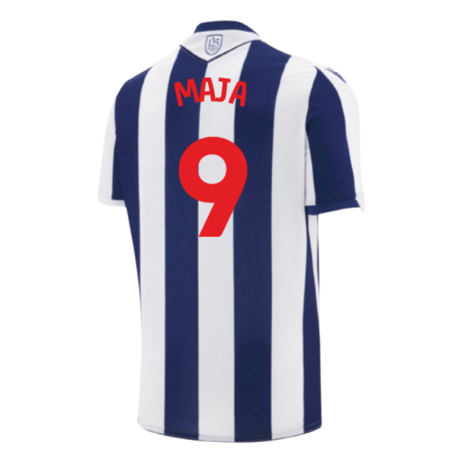 2025-2026 West Bromwich Albion WBA Home Shirt (Maja 9)-Football Shirts Shop