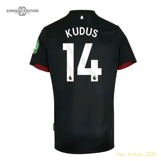 2024-2025 West Ham Away Shirt (Kudus 14)-Football Shirts Shop
