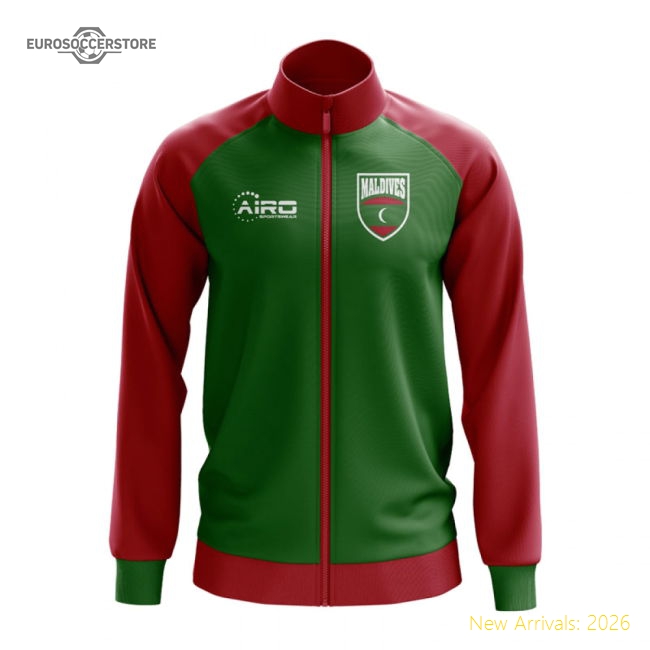 Maldives Concept Football Track Jacket (Green)-Football Shirts Shop